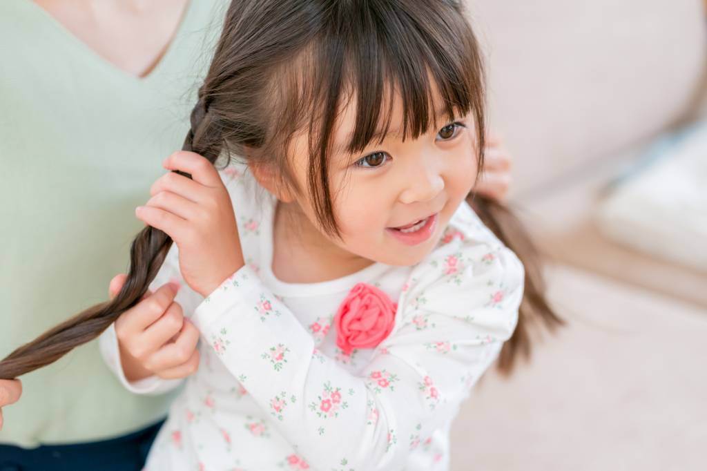 子供のヘアセット