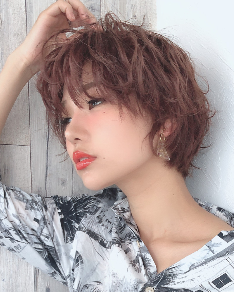 辺見えみりさんの髪型のヘアセット