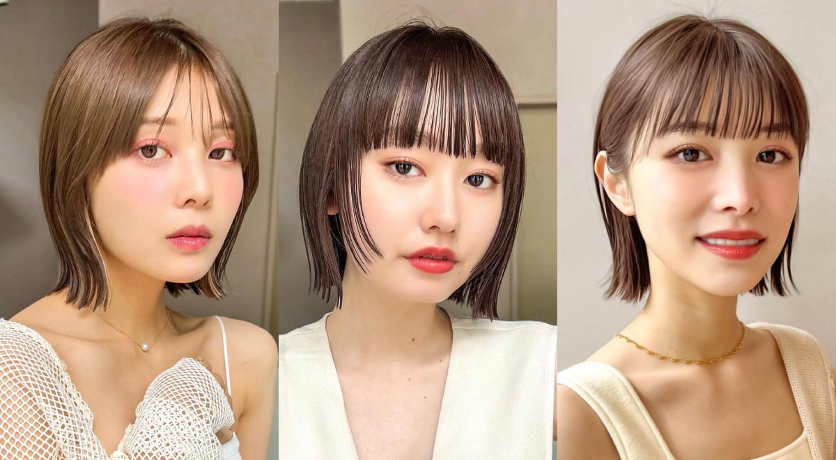 最新のミニボブ 「前髪あり」ヘアスタイル＆スタイリング方法をご紹介！