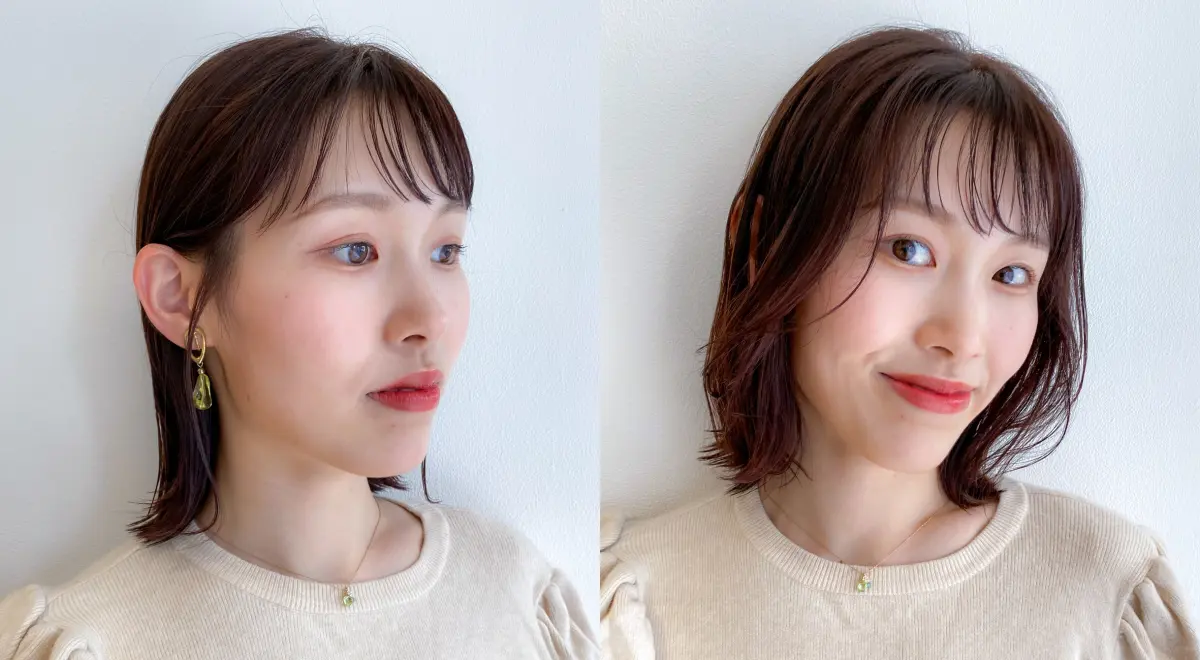 60 代 髪型 セミロング